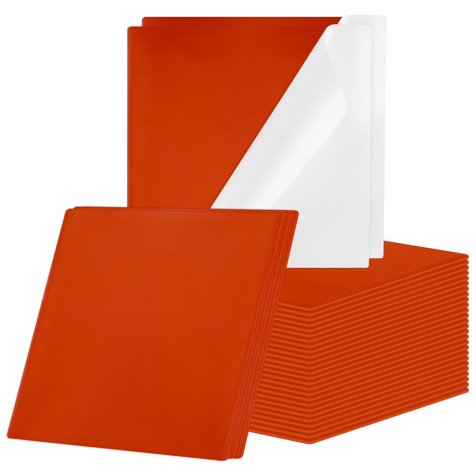 Photo 1 of Amylove 40 Pcs Fire Putty Electrical Putty Pads Soundproofing Pads Fire Barrier Moldable Firestop Adhesive for Wall Openings Electrical Box (7" X 7",Red)