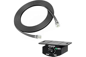 HYTNFPU Universal Bass Knob for Amp – 4-Pin Subwoofer Volume Control with 13FT Extension Cable, Compatible with Most Car Amplifiers, Copper Core, Easy Install