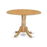 East West Furniture DLT-OAK-TP Dublin Dining Room