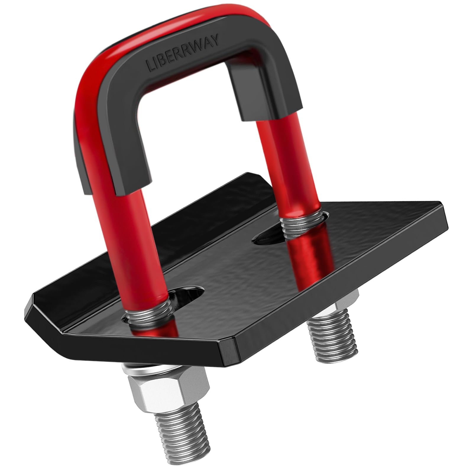 Photo 1 of Hitch Tightener for 1.25" and 2" Hitches LIBERRWAY 304 Stainless Steel Red Hitch Tightener Anti-Rattle Stabilizer Rust-Free Heavy Duty Lock Down Quiet- Red Protective Anti-Rust Coating