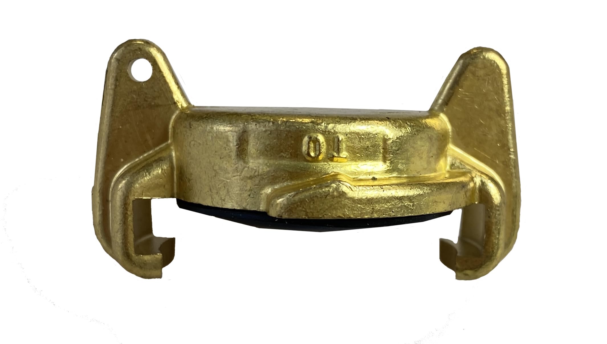 Professional Brass Claw Hose connectors/Fittings,Male/Female bsp Thread (end/Blanking Cap x2) as Used by Professional Gardeners,Landscapers and Nursery Workers