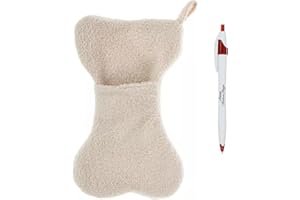 Artistix Christmas Shoppe® Pet Dog Stocking Variations Bundle with Pen (Dog Bone Stocking)