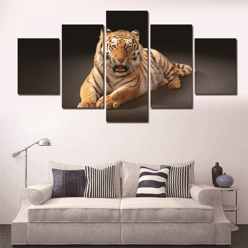 YYTOOF HD 5 Canvas Wall Art Modern Printed Landscape Modular Picture 5