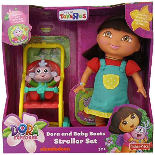 Fisher-Price Boots and Dora the Explorer Stroller Set