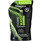 Grangers Down Wash (1L Pouch/33.8fl oz) | Cleaner For Down &amp; Synthetic Down Products, Wash-In Detergent For Insulated Jackets, Sleeping Bags, Comforters