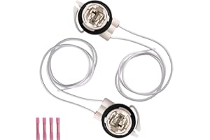VASTAUTO Light Socket Wire Harness Pigtail Repair Kit LED Standard, Bulbs# 4114,4157,3157,Replaces# 19258649, LS94,645-607,Turn Signal Lamp Socket,Daytime Running Light Socket,Brake Light Socket(2Pcs)