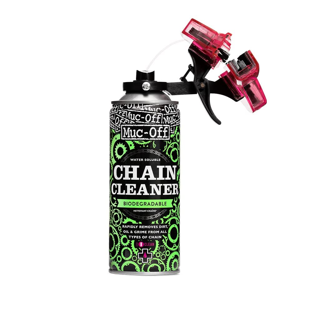 Muc-Off Chain Doc - Bike Chain Cleaner Tool and Chain Degreaser Spray for Bicycle Cleaning - Bike Cleaner for MTB/Gravel/Road Bike Chains, Pink