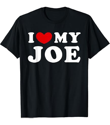 Amazon.com: Joe Name T-Shirt : Clothing, Shoes & Jewelry