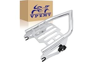 VPZMT Detachable Luggage Racks Fits for Harley Touring, Road King, Road Glide, Electra Glide, Street Glide 2009-2024 Rear Gra