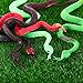 24 Pieces Rubber Snakes Toys 15.7 Inch Realistic Snakes Assorted Colorful Rain Forest Snakes for Garden Props to Scare Birds, Party Favors Decoration, Prank and Prop