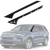 CARMOCAR A-Pillar Front Molding Windshield Trim Left Outer &amp; Inner Replacement for 2011-2019 Ford Explorer 926-450 BB5Z7803136AA BB5Z-7803136-AB BB5Z7803136BA BB5Z7803144AA(Driver Side)