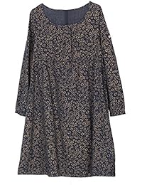 Minibee - Blusa de lino y algodón para mujer