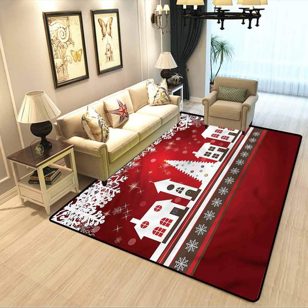 Christmas Couple Bedroom Carpet Winter Theme Tree Room