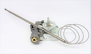 Anets P8903-37 Thermostat w/ Probe 200-400 Degrees For Fryer (For MX4E Fryer) - Bulb: 1/4" x 9", Cap: 24"