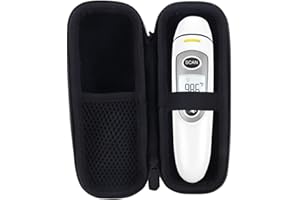 WERJIA Hard Travel Case Carrying Storage Bag for GoodBaby/iProven DMT-489 Ear Thermometer (Only Case)