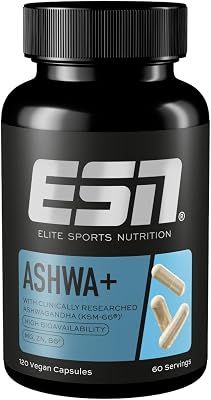 Ashwa +, ashwagandha hautement dosé, KSM 66® breveté, 120 gélules
