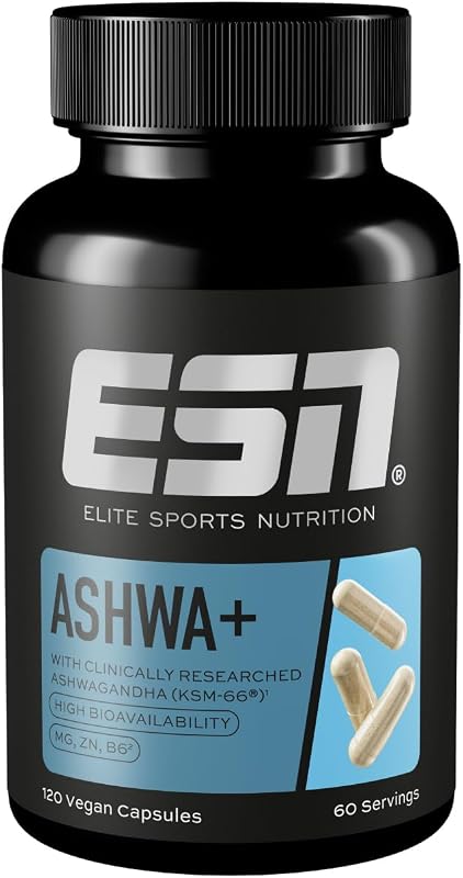 Ashwa +, ashwagandha hautement dosé, KSM 66® breveté, 120 gélules