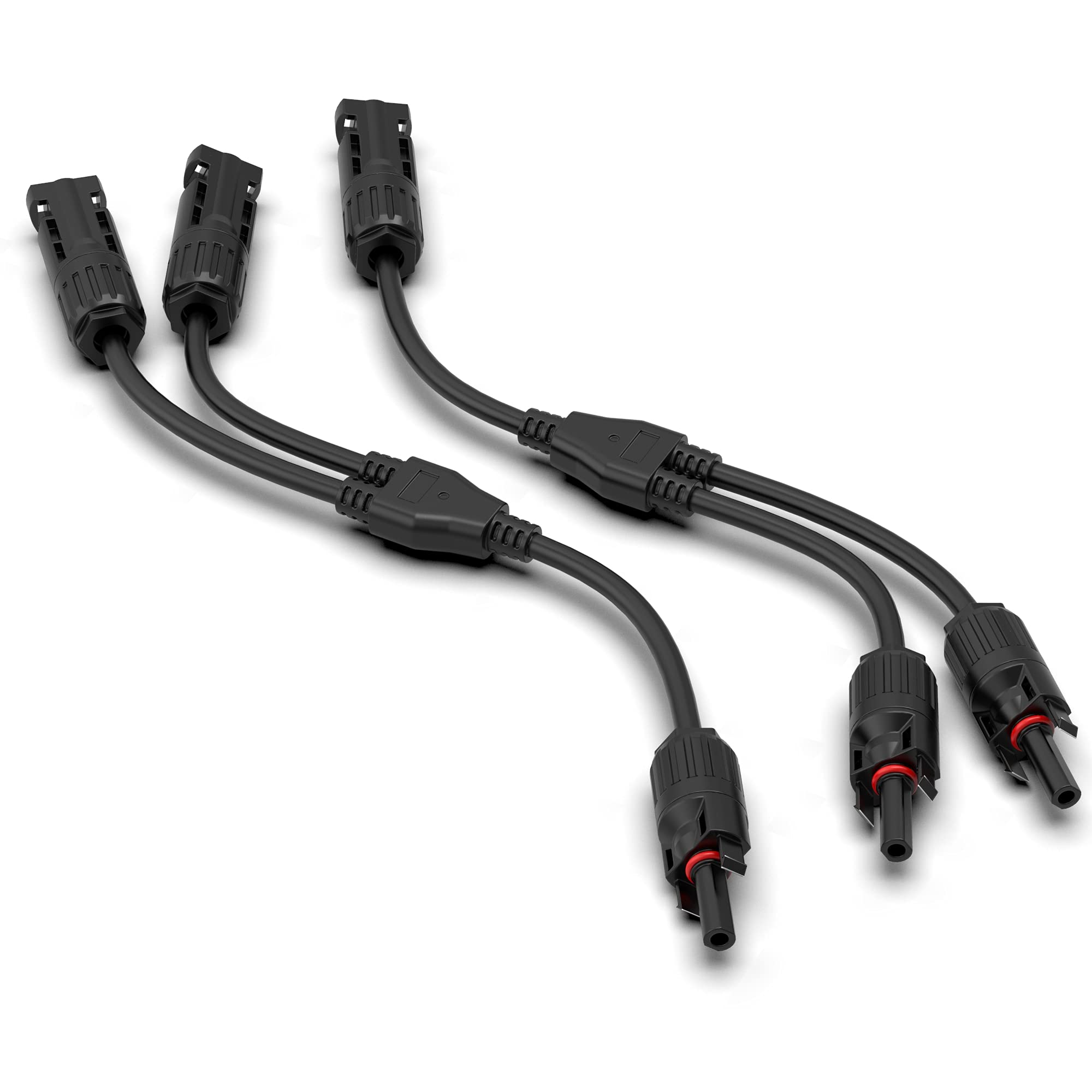 Solar Y Connector 2 to 1: High-Efficiency, Durable Solar Panel Parallel Connectors, Solar Y Branch Connectors - Sudoo