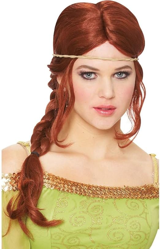 Amazon Com Costume Culture Women S Medieval Braid Wig Natural