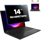 Tefeiyin 14 Inch Privacy Screen 16:9 Anti-Spy Anti-Glare Blue Light Blocker view 1