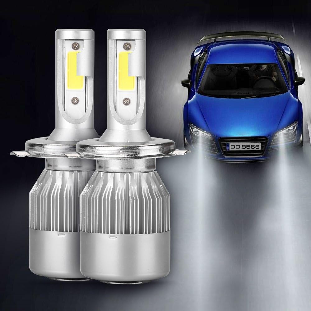 Amazon.fr AGM 2x Lampe Ampoule LED COB Voiture H4 110W 9200LM Phare Headlight de Haute