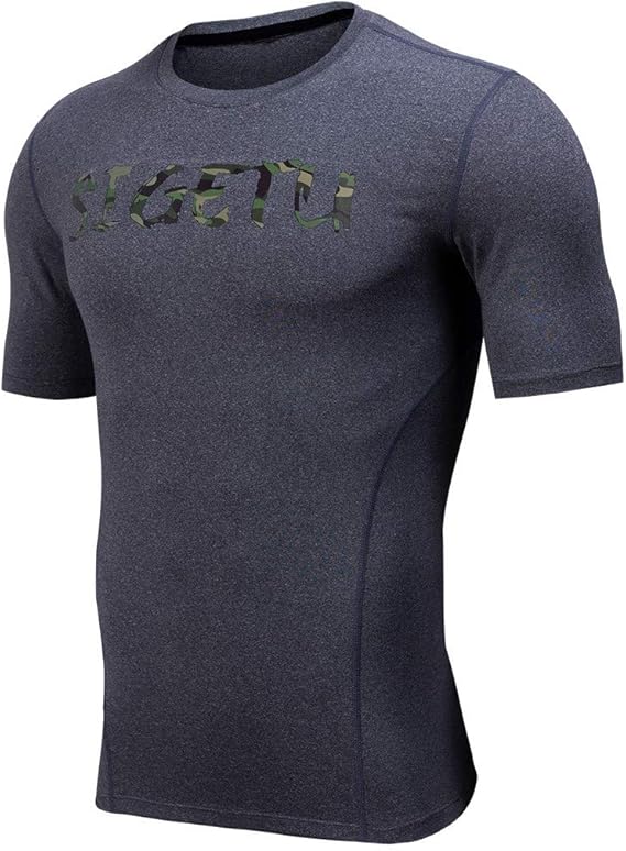 OPAKY Camisetas de Fitness Compresión Ropa Deportiva Manga Corta ...