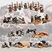 Real Minifigures Set - 8pcs Army Minifigures soldier with Military Weapons Accessories Soldier Minifigures Toys Building Blocks 100% Compatible