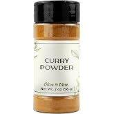 Olive &amp; Vine Curry Powder, Warm Spice Blend, For Curries &amp; Stews, Rich Tradition, Authentic Taste, For Global Recipes (2 Ounce)