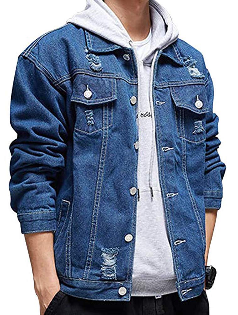 ripped trucker jacket