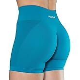 AUROLA Intensify V2.0 Women's Workout Shorts Athletic Running Shorts, Seamless High Waist Gym Yoga Shorts