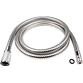 46092000 Pull Out Spray Hose for Grohe Kitchen Faucets, Pull Down Kitchen Faucet Hose Replacement for Alira and Ladylux and Euro Plus, 59-Inch Chrome Finish (Chrome Finish)