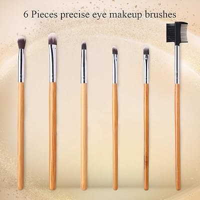 Mua BEAKEY 12+2 Pcs Makeup Brush Set, Premium Bamboo ...