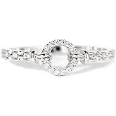 STORYJEWELLERY 925 Sterling Silver Rings, Pinky Ring for Women, Thumb Ring, Circle Statement Rings for Women, Unique Womens Gifts