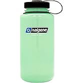 Nalgene Sustain Tritan BPA-Free Water Bottle Made with Material Derived From 50% Plastic Waste (using ISCC certified mass balance), 32 OZ, Wide Mouth