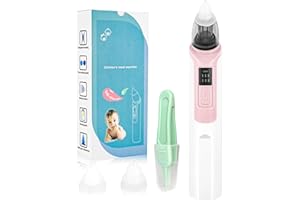 UHFI Nasal Aspirator for Baby Electric Nose Aspirator for Toddler Baby Nose Aspirator (Pink)