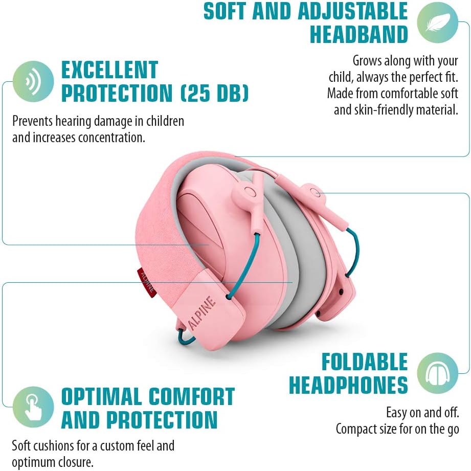 Alpine Muffy Kids Ear Defenders Children aged up to 16, CE & UKCA Certified - Image 5