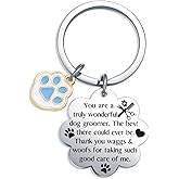 Fmekosdz Groomers BBS Gifts For Dog Stylist Keychain Dog Groomer Graduation Jewelry For Pet Beautician