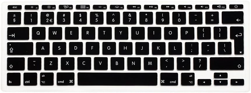 HRH English Language Silicone Keyboard Cover Skin for MacBook Air 11.6 Inch for MacBook 11