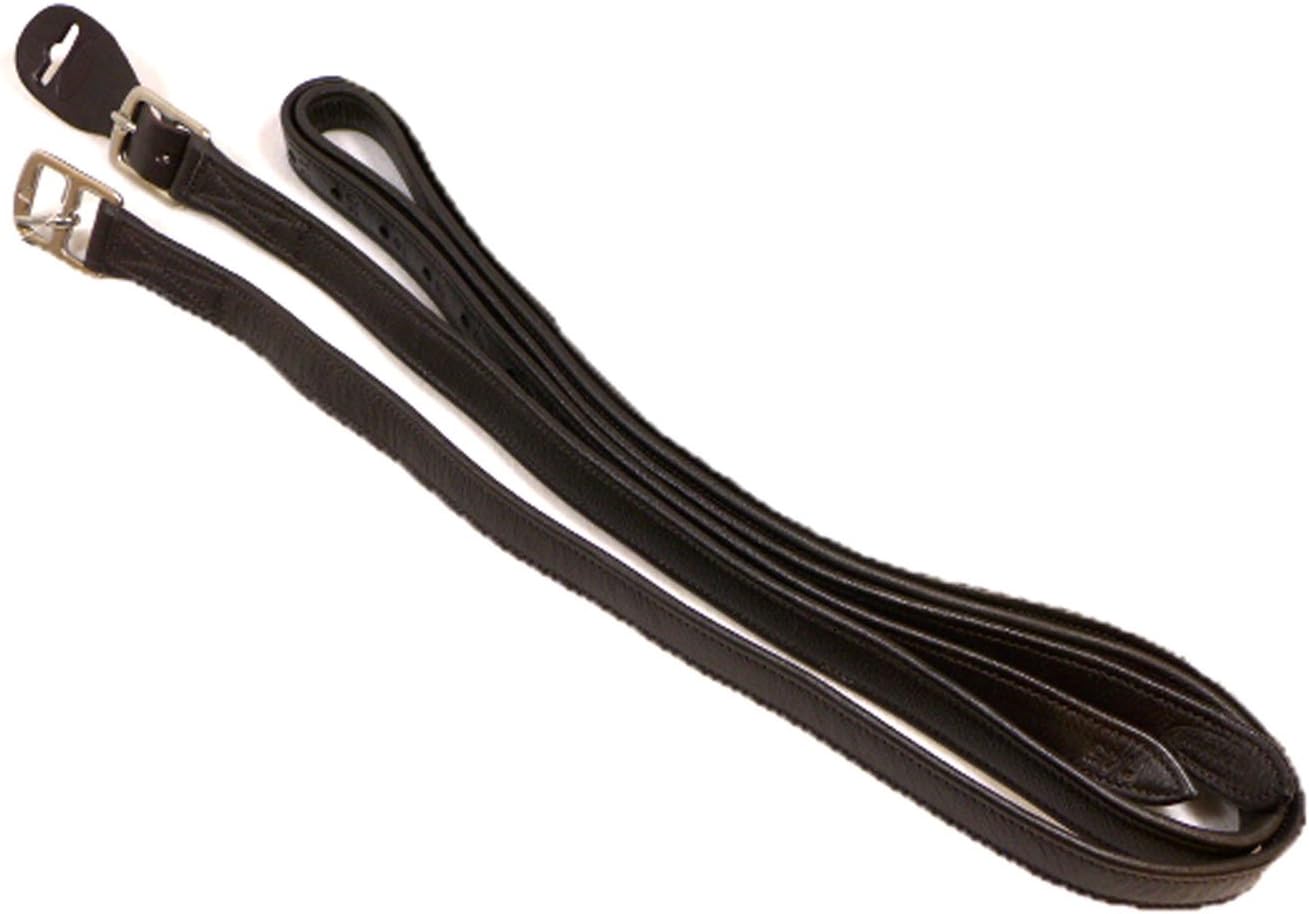 Pferdesport Eurori Ding Stirrups Soft, Size 165 cm dark brown