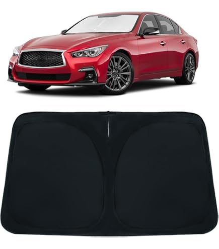 Pare-soleil Sur Mesure Infiniti Q70 2013+ - Kit 6 Pièces - Protection UV Et Chaleur - Installation Facile
