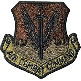 USAF Air Combat Command OCP Spice Brown Patch with Hook Fastener (ea)