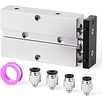 Elettrovalvola Pneumatica 4V210-08 DC 24V - 2 Posizioni 5 Vie, Con Raccordi Rapidi, Per Impianti Aria Compressa