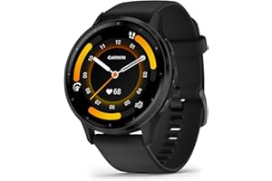 Garmin Venu 3, GPS Smartwatch, AMOLED Display, Advanced Health and Fitness Features, Up to 14 Days of Battery, Black