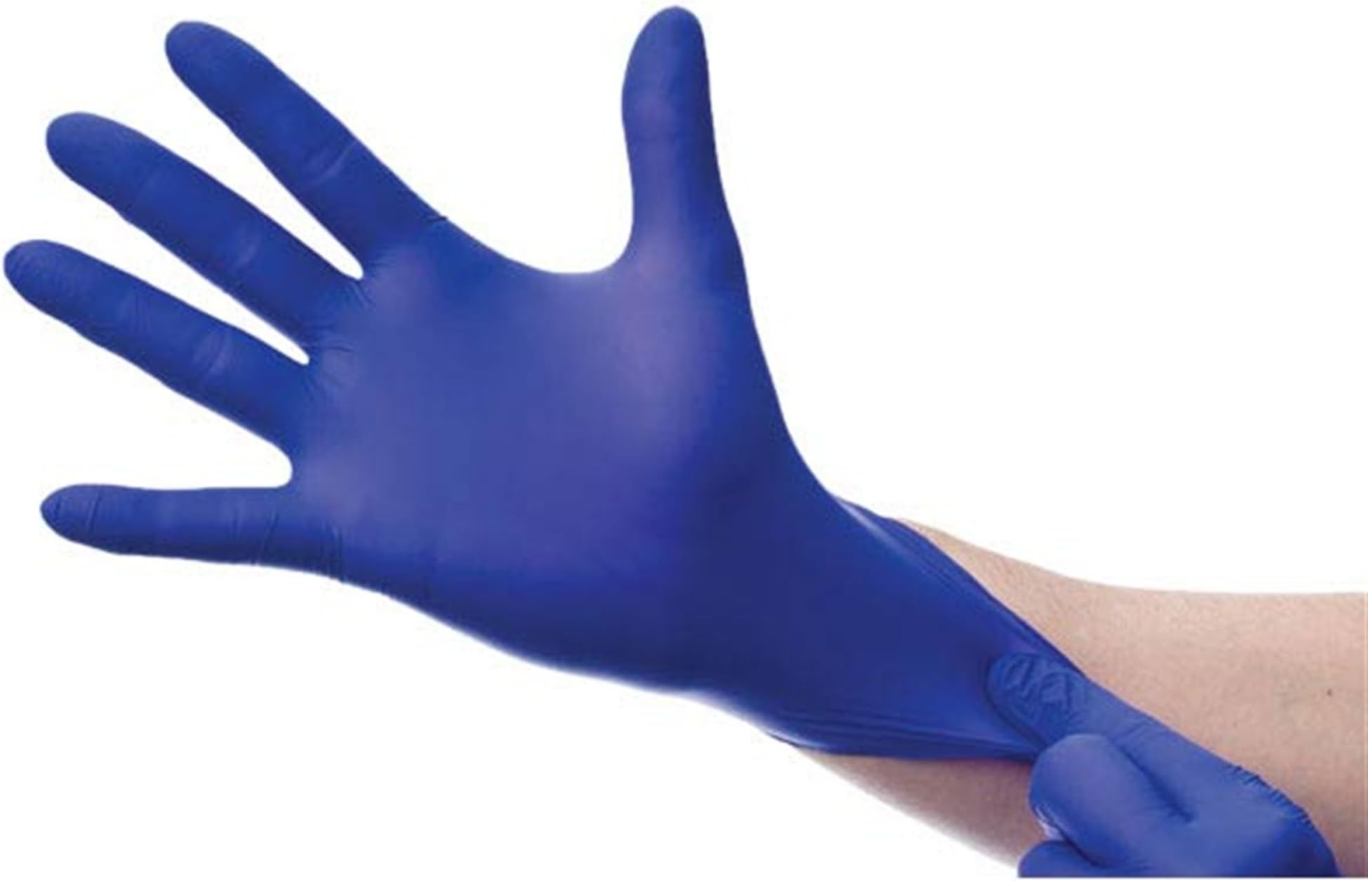 Safety Products Nitrile SP, Powder and Latex Free, Examination Gloves (Medium, Cobalt Blue) 100 Pieces