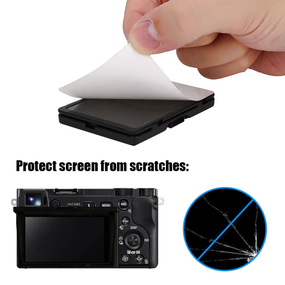 Acouto Screen Cover  3 Inch Camera LCD Monitor Screen Cover Sun Shade Hood Flexible Protective Cover