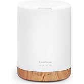 InnoGear 300ml Essential Oil Diffuser for Home Scent Humidifier, Yellow | Aromatherapy, Cool Mist Humidifier, Ultrasonic, Large Room, Run up to 10hrs, Waterless Auto Off, 7 LED Lights, Quiet