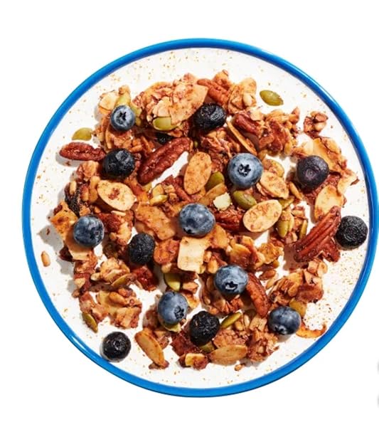 LOW KARB NUTRAIL, KETO BLUEBERRY NUT GRANOLA HEALTHY BREAKFAST CEREAL, LOW CARB SNACKS & FOOD, ALMONDS, PECANS, COCONUT AND MORE, 2G NET CARBS, 1.37 LB, 22 OZ