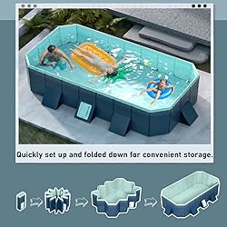 Foldable Pool, Non-Inflatable Kids' and