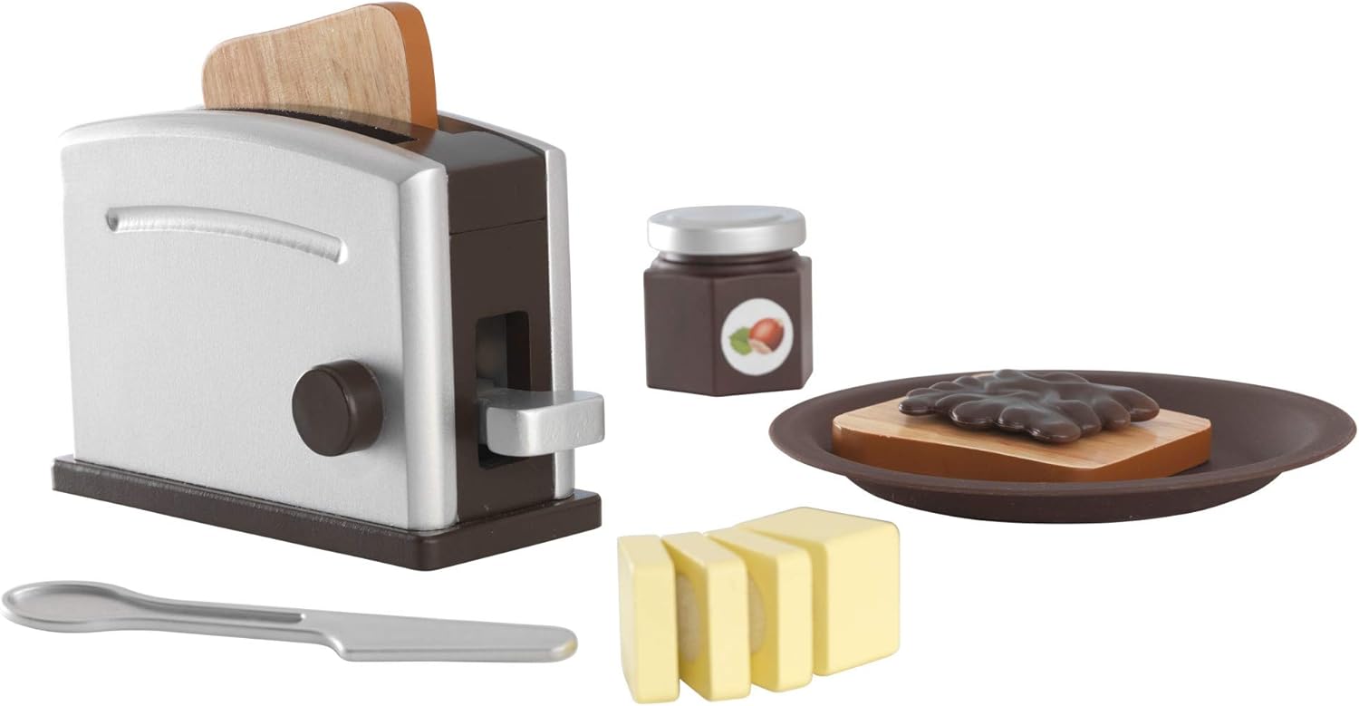 KidKraft Espresso Toaster Playset
