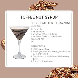 Monin - Toffee Nut Syrup, Bold and Buttery, Great